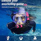 Aegend Dry Snorkel, Dive Mask Easy-Breath Free Diving Snorkel for Snorkeling Scuba Diving Freediving Swimming, with Top Dry Valve and Food-Grade Silicone Mouthpiece