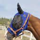 Horse Fly Mask Super Comfort Horse Fly Mask Elasticity Fly Mask with Ears We Only Make Products That Horses Like… (DK Blue, M)