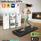 COZYINN 10% Incline Walking Pad - 2.5HP 4MPH/7.6MPH 265/340+lb Capacity Treadmills for Home, Portable Foldable Adjustable Incline Treadmill with Wide Running Area, Mute Control, Works with KINOMAP