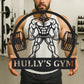 Personalized Gym Metal Wall Art Custom Name Workout Room Decor, Fitness Center Motivational Garage Sign, Powerlifting Home Gift for Women, Men, Dad, Papa, Grandpa, Mother, Sister, Girls, Family