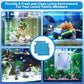 16 PCS Aquarium Filter Cartridge Compatiable with Aqua-Tech Filters (EZ-Change #1) Fish Tank Filter Cartridge Compatiable with Aqua-Tech 5-15 Power Filter