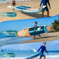 11'6×35" Super Wide Inflatable Stand Up Paddle Board, Ultra Stable SUP Board for Adults, 450lb Capacity with Shoulder Strap, 100L Backpack, Removable US Fin, Floating Paddle, Safety Leash