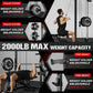 Power Cage, 2000LBS Multi-Function C21 Power Rack with Dual Pulley Cable Crossover System, All-in-One Squat Rack with More Training Attachments