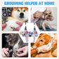 PAWCHIE Dog Grooming Hammock Harness for Dogs & Cats with Pet Nail Clipper Trimmer - Cat Hanger Sling for Trimming Clipping Nails- Dog Hammock Restraint Bag for Small Medium Large Dog, Blue XS