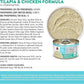 Weruva Wx Phos Focused, Tilapia & Chicken Formula in a Hydrating purée, 3oz Can (Pack of 12)
