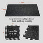 AIRHOP 0.56in Thick 24 Sq Ft Exercise Equipment Mats, 6 Tiles Upgraded Rubber Top with High Density EVA Foam, Large Interlocking Puzzle Gym Flooring for Home Gym, Heavy Weight Workout, 24 x 24in