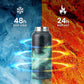 32oz Insulated Water Bottle, Triple Wall Vacuum Stainless Steel Water Bottles - Keeps Cold 48H, Reusable Metal water flask Jug for Gym, Sports, Camping, Hiking,Travel, Northern Lights Green