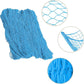 Nature Fish Net Wall Decoration with Shells, Ocean Themed Wall Hangings Fishing Net Party Decor for Pirate Party,Wedding,Photographing Decoration