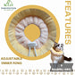 Adjustable Comfy Flower Style Elizabeth Collar for Cats Puppies Soft Recovery Cone Pet Protective Neck Collar (Yellow, Medium)