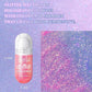 DAGEDA Body Glitter Gel, Roll-on Face Glitter for Mermaid Makeup Festival Rave Accessories, Holographic Hair Glitter Gel,Body Shimmer Halloween Makeup for Rave Party (Pink)