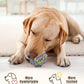 2.36'' Dog Balls for Dogs Aggressive Chewers Indestructible Tennis Durable Bouncy Interactive Dog Toy Balls for Fetch Game Floating Training(Grey Medium)