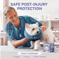 Inflatable Dog Cone Collar - Dog Neck Donut Cone Collar Alternative After Surgery - Soft Cone for Large Medium Small Dogs Cats - Alternative Recovery E Collar (Blue, S)