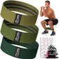 Fabric Resistance Bands for Working Out - Exercise Bands for Women and Men, Booty Bands for Legs and Glute, Yoga, Pilates, Rehab, Fitness and Home Workout