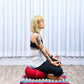 Leewadee Meditation Cushion Set – 1 Round Zafu Meditation Pillow and 1 Square Roll-Up Zabuton Meditation Mat, Pillows Bundle Filled with Kapok