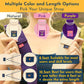 Adaptive Yoga Strap, Stretching Strap, 2 Inches Wide, 100% Naturally Soft Cotton, Steel D-Rings, Includes Natural Cotton Drawstring Storage Pouch and Instructional E-Book