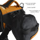 Kurgo Dog Saddlebag Backpack, Back Pack Dog Harness, Hiking Pack for Dogs, Packs for Pets to Wear, Camping & Travel Vest Harness, Reflective, Lightweight, Baxter Pack for Medium & Large Pets