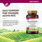 NaturVet Glucosamine DS Level 1 Maintenance Care Hip & Joint Support Pet Supplement for Dogs & Cats –Glucosamine, Chondroitin, Antioxidants –Supports Cartilage, Joint Function – 60 Ct.