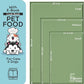 Dog Food Mat - 28x18 Raised Edges Dogs Mat for Food and Water Prevent Spill, Waterproof Cat Food Mats Protect Floors, Easy Clean Dog Bowl Mats for Food and Water, Silicone Pet Feeding Placemats Green