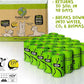PLANET POOP Home Compostable Dog Poop Bags Extra-long with Handles 240 Un-Scented Pet Waste Bags Plastic Free, Thick Leakproof Plant-Based Doggy Bag, Cats & Dogs Pet Supplies