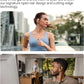 SHOKZ New OpenFit 2 Open-Ear Headphones, True Wireless Bluetooth Earphones with Microphone, Earhook Earbuds with 48 Hours of Playtime, Fast Charging, IP55 Water-Resistant, with Carrying Bag, Beige