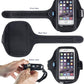 Tune Belt AB92 Cell Phone Armband for Running - Fits iPhone 16/15/14/13 Pro Max, Plus, Samsung Galaxy Ultra/Plus/Note and Large Phones with Protective Cases, Sweat-Resistant Exercise Holder (Black)
