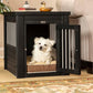New Age Pet ecoFLEX Pet Crate/End Table, Small, Espresso 23.8"L x 18.2"W x 22.2"H