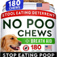 STRELLALAB No Poo Chews for Dogs - Coprophagia Deterrent for Dogs - No Poop Eating - Digestive Enzymes - Gut Health & Immune Support - Stop Eating Poop - (180Ct, Poultry)
