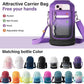 Insulated Water Bottle | Thickened Stainless Steel Vacuum Metal | Portable Sports Half Gallon Large Water Jug for Gym and Hiking with Straw, Carrier Bag, Handle Strap | BPA-Free 64 oz