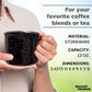 DISCOUNT PROMOS Ceramic Campfire Coffee Mugs 13 oz. Set of 10, Bulk Pack - Perfect for Tea, Espresso, Cappuccino, Hot Cocoa - Black