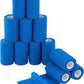 PHYTOP Adhesive Bandage Wrap 12 Pack Vet Wrap 4 inches x 5 Yards, Self Adhesive Cohesive Bandage Tape for Wrist & Ankle Protection (Blue)