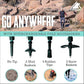Hiking Trekking Poles, 2 Pack Lightweight, Collapsible Trekking Poles for Snowshoe & Backpacking Gear, Walking Sticks for Hiking, 7075 Aluminum with Cork Grip