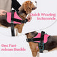 rabbitgoo Dog Harness for Small, Easy On Pet Vest with One Buckle, No Pull Adjustable Service Harness with D-Ring & Handle, Reflective for Safety Walking, Training, Pink, S