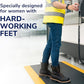 Dr. Scholl's Work All-Day Superior Comfort Insoles with Massaging Gel - Designed for Men & Women with Hard-Working Feet, Eliminates Sore Muscles and Tired Legs, Arch Support Inserts with Odor Control