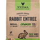 Vital Essentials Freeze-Dried Raw Rabbit Meal or Mixer Cat Food Crunchy Nibs, 12 oz