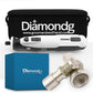 Diamondg Cordless Dog Nail Grinder with Quiet Sound & LED Tip for Large & Small Dogs, 4hrs. Runtime, 2 Bits Included, White