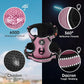 NESTROAD No Pull Dog Harness,Adjustable Oxford Dog Vest Harness with Leash,Reflective No-Choke Pet Harness with Easy Control Soft Handle for Large Dogs(X-Large,Pink)