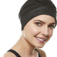 BEEMO Swim Caps for Women Swimming Turban Polyester Latex Lined Pleated for Ladies