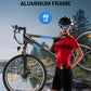 Electric Bike for Adults,36V Built-in Invisible Removable Battery,350W Brushless Motor(Peak 450W) Electric Mountain Bike,26" Tires&Front Fork Suspension,UL Certified 7-Speed