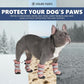 Spark Paws Dog Shoes, Waterproof Dog Boots for Medium to Large Dogs, Non Slip, Breathable Dog Booties and Paw Protectors - 4PCS Doggie Hiking Boots with Reflective Straps - Pink - Size 2