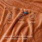 Bedsure Fleece Throw XL Blanket Burnt Orange - 300GSM Soft Lightweight Plush Cozy Blankets for Bed, Sofa, Couch, Travel, Camping, 50x70 inches