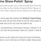 UltraCruz Equine Foaming Horse Shampoo with Travel Applicator, Conditioner and Show Polish Spray Bundle, 32 oz Each