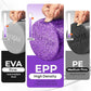 Yes4All High-Density EPP Round Back Roller Foam, Exercise Foam Roller for Yoga, Pilates & Stretching - 12, 18, 24, 36 inch