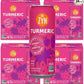 ZYN Turmeric Wellness Drink (24 Pack), Mixed Berry Flavored Turmeric Curcumin Drink with Black Pepper, No Added Sugar, Low Carb & Low Calorie Drink, Clean Alternative