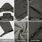 CAMEL CROWN Men's Ski Jacket 3 in 1 Waterproof Winter Jacket Snow Jacket Windproof Hooded with Inner Warm Fleece Coat