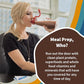 Garden of Life Meal Replacement Shakes, Raw Organic, Chocolate Protein Powder with Plant Based Pea Protein, Sprouts, Greens, Probiotics, Dairy Free 14 Servings
