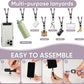Cell Phone Strap Adjustable Wrist Strap Crossbody Cellphone Holder Extra Long Phone Lanyard Wrist Lanyard (Lavender Grey)