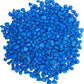 Blue Pebbles for Crafts, 0.9 Pound Natural Polished Aquarium Gravel, Decorative Pebbles for Indoor Plants, Turtle Tank, Vase, Succulents Cactus, Garden Landscaping