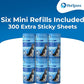 PetLovers Extra Sticky Lint Roller Mega Value Set for Pet Hair Removal, Dog and Cat Lint Remover (6 Pack Mini Refills)