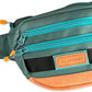 Wilderdog Utility Fanny Pack stores Treats, Balls, Keys in 3 Pockets with adjustable strap and Poop Bag dispenser (Evergreen)
