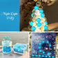 5LB Ocean Blue Flat Glass Marbles for Vases, Gemstone Beads Vase Filler Decorative Glass Pebbles for Fish Tank, DIY Crafts, Aquarium Decor Rocks